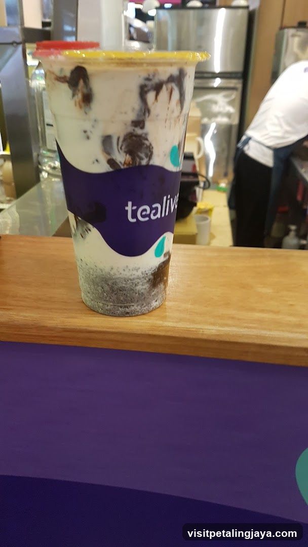 Tealive Drink on Counter