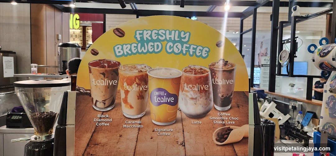 Tealive Coffee Display