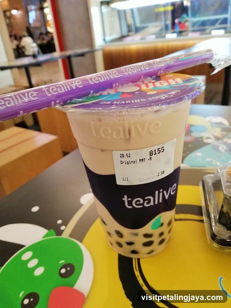 Tealive Bubble Tea Cup