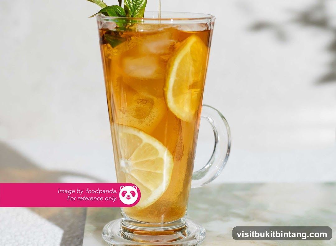 Iced Tea with Lemon and Mint