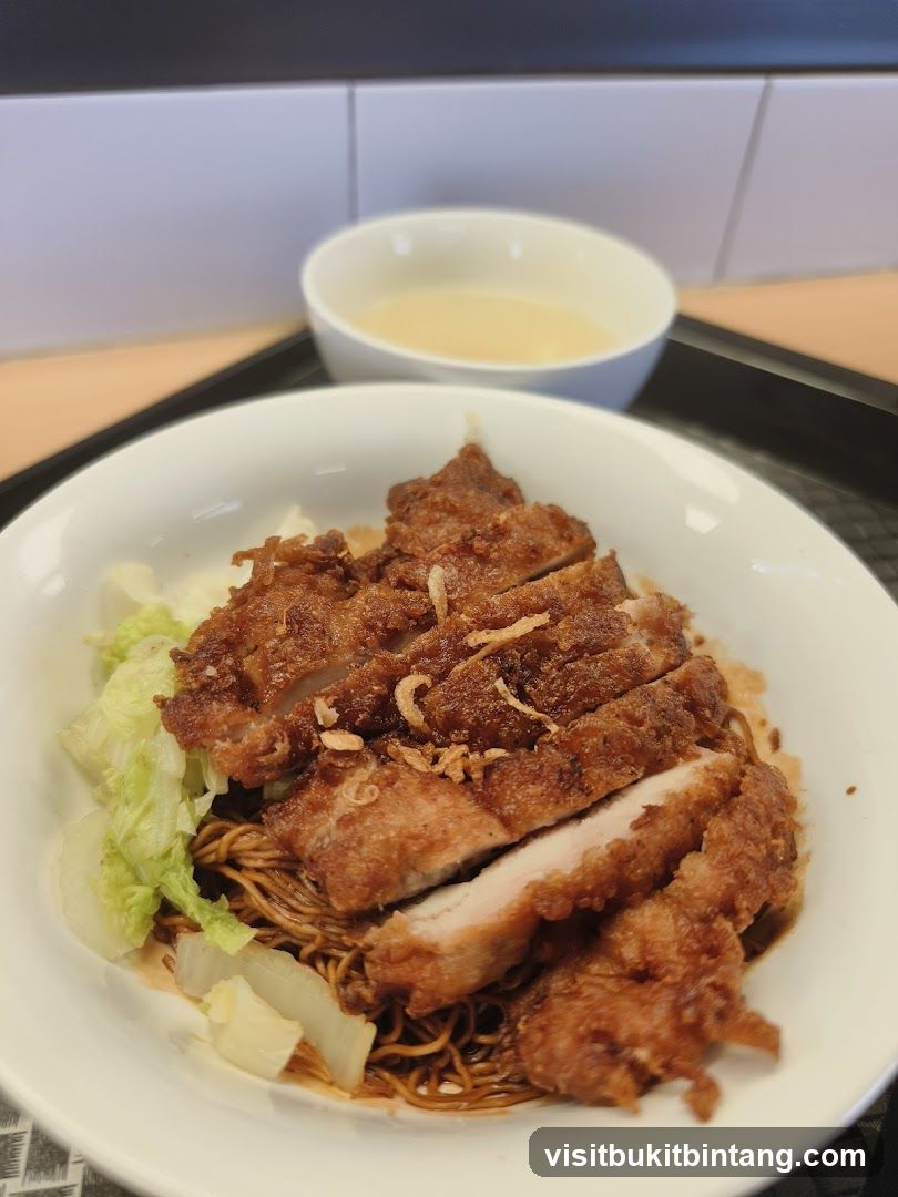 Fried Pork Chop Noodles