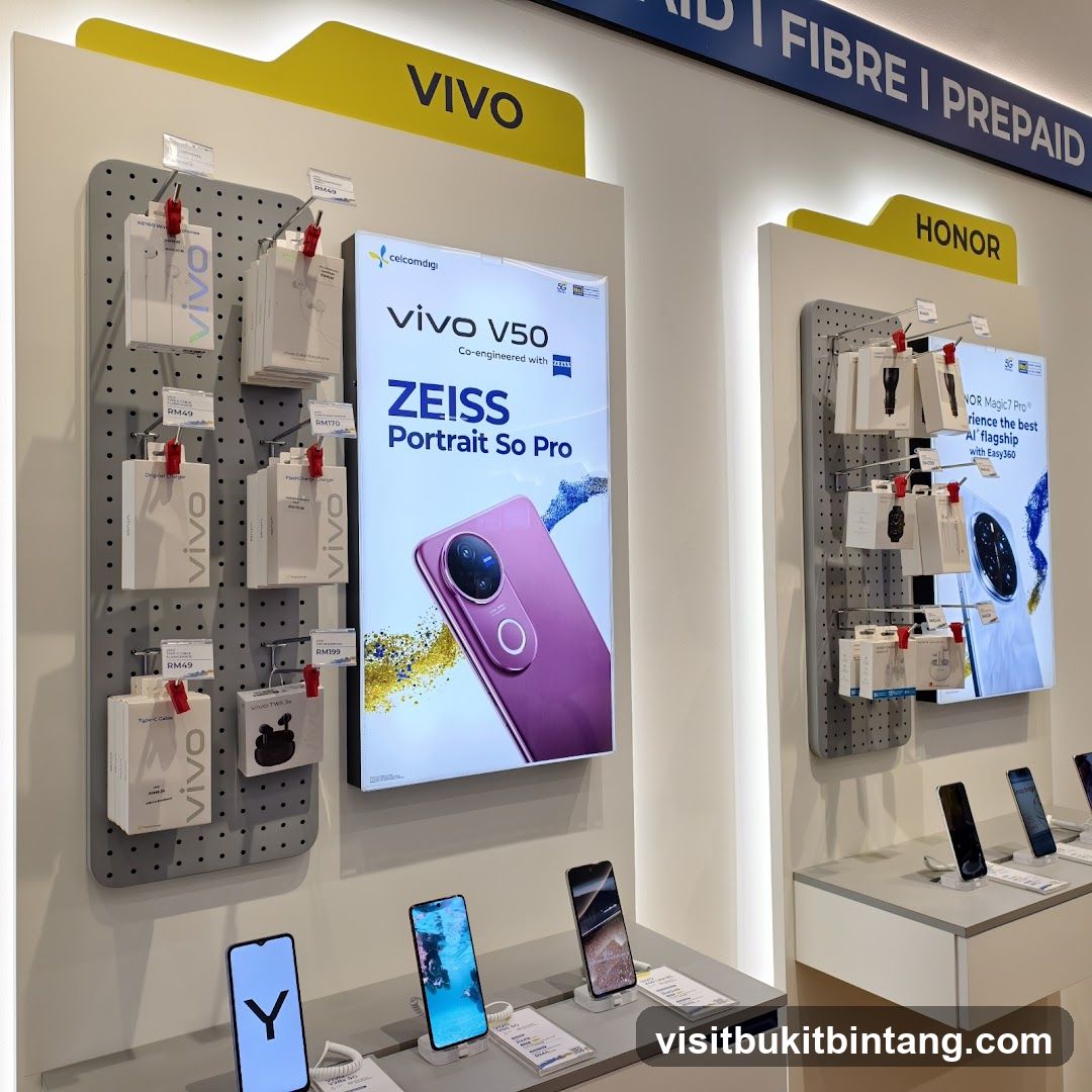 Vivo and Honor Product Display