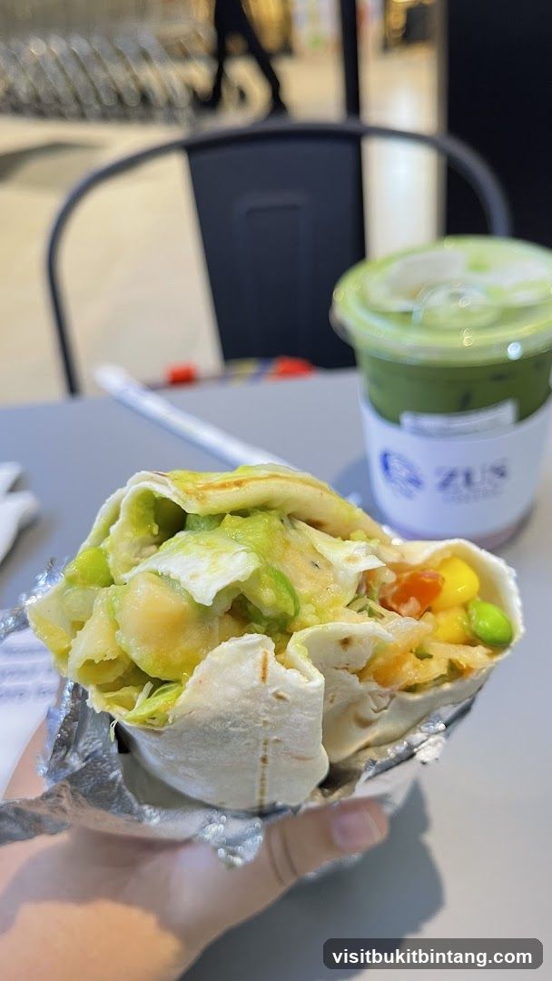 Burrito and Drink