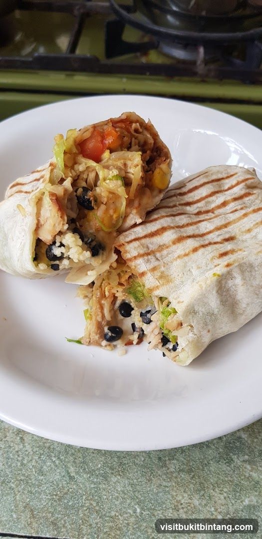 Burrito on a Plate