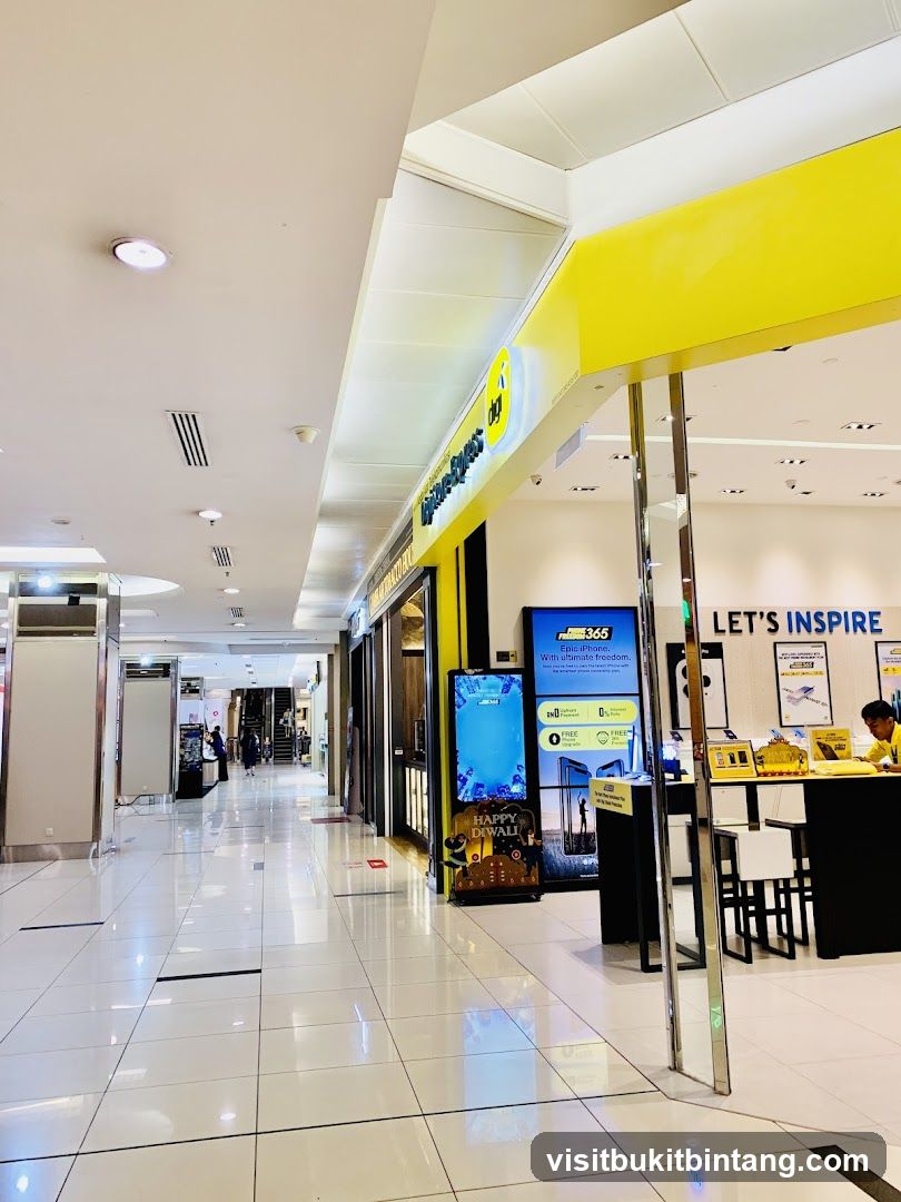 Mall Storefront with Digital Displays
