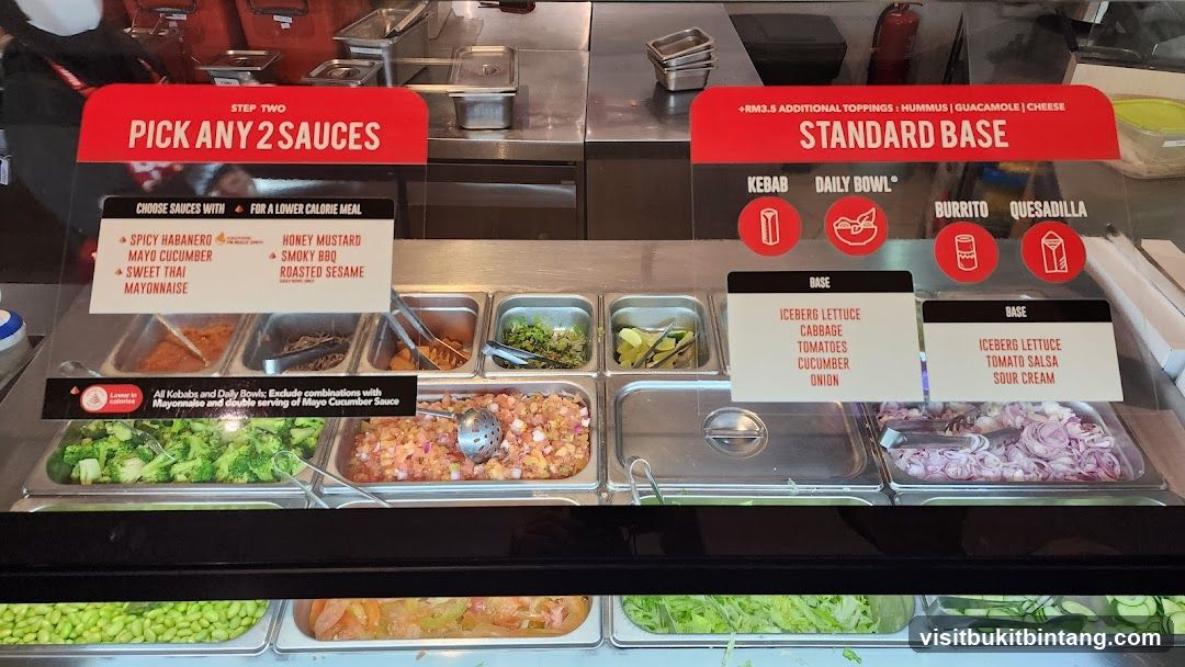 Food Station with Sauce and Base Options