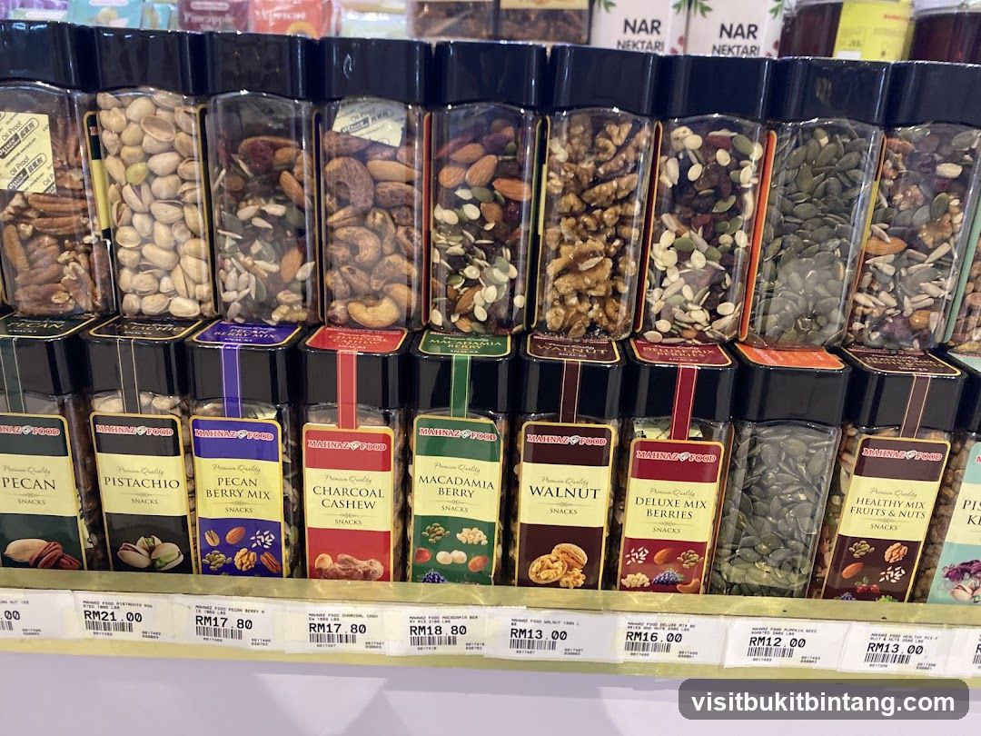 Assorted Nuts and Snacks