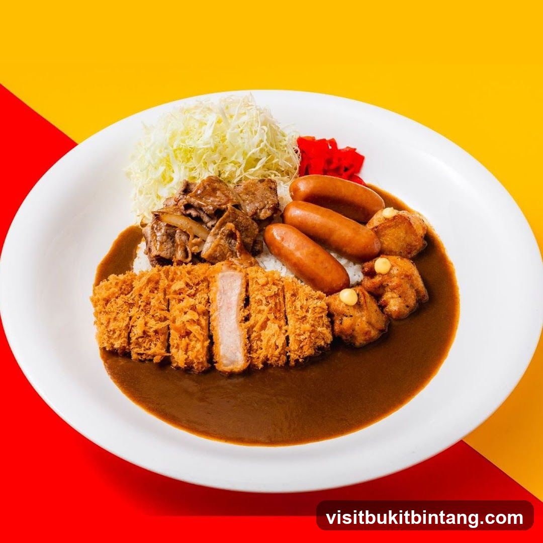 Curry with Tonkatsu and Sausages