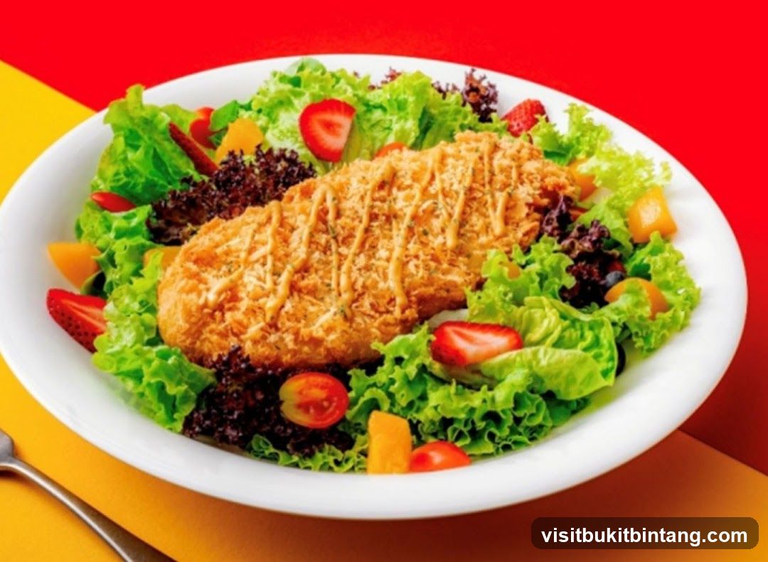 Crispy Chicken Salad