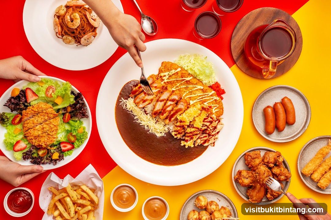 Assortment of Japanese Food Dishes