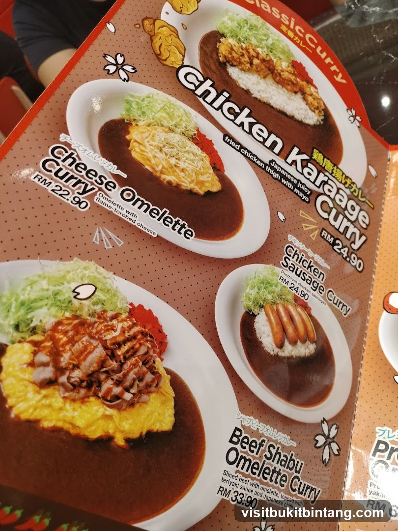 Curry Menu