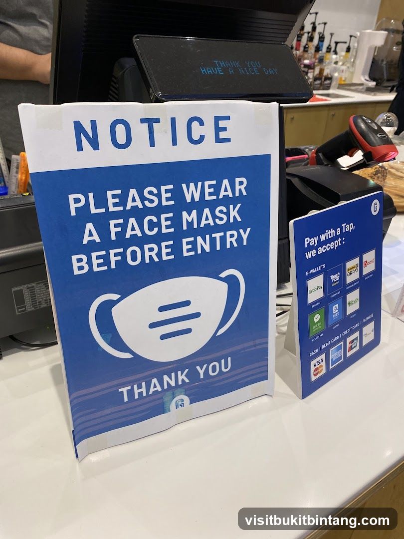 Mask Notice and Payment Options