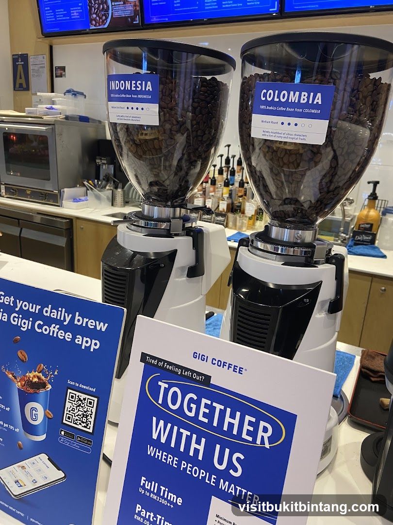 Gigi Coffee App and Job Advertisement