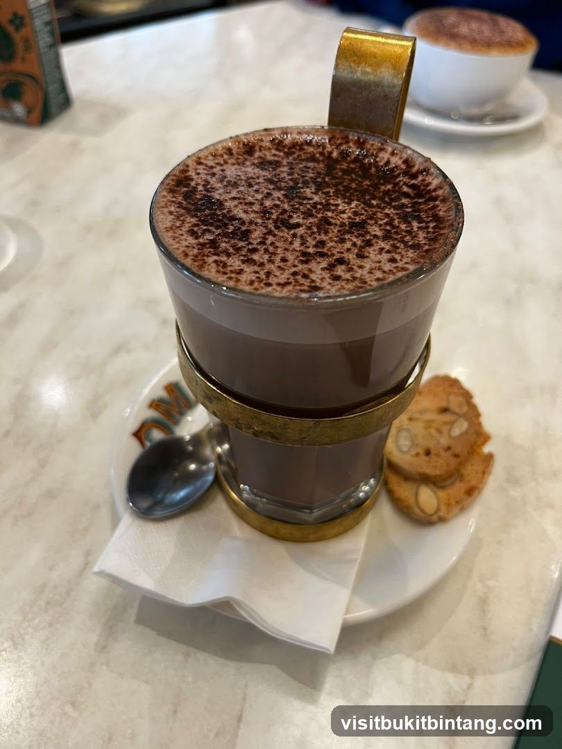 Hot Chocolate with Biscotti