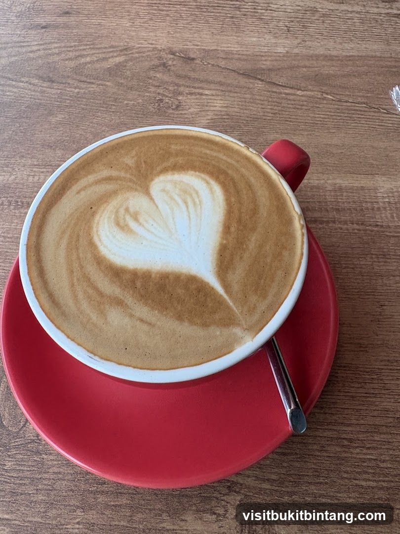 Latte with Heart Art