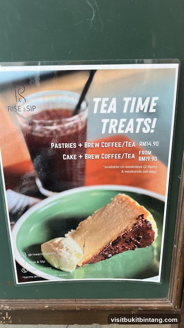 Tea Time Treats Menu