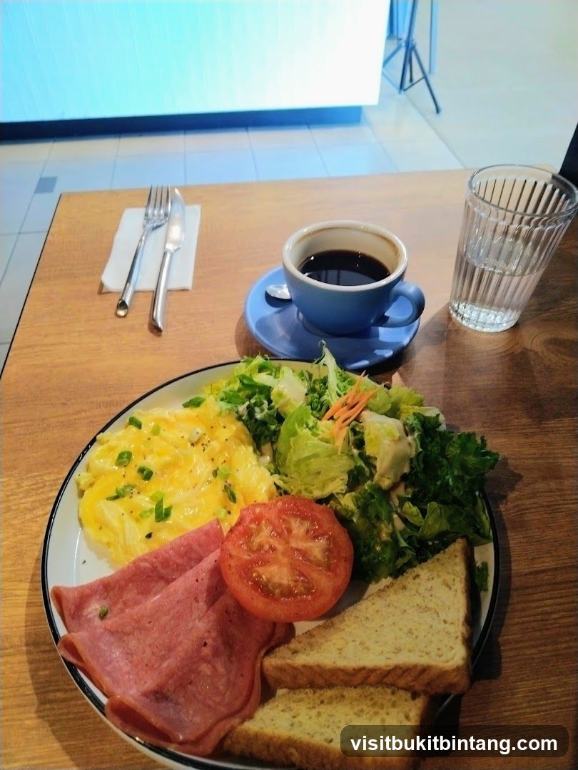 Breakfast Plate with Coffee
