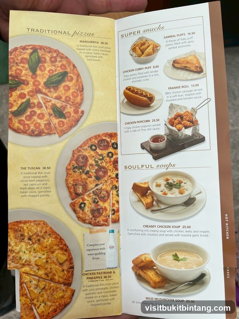 Hot Kitchen Menu