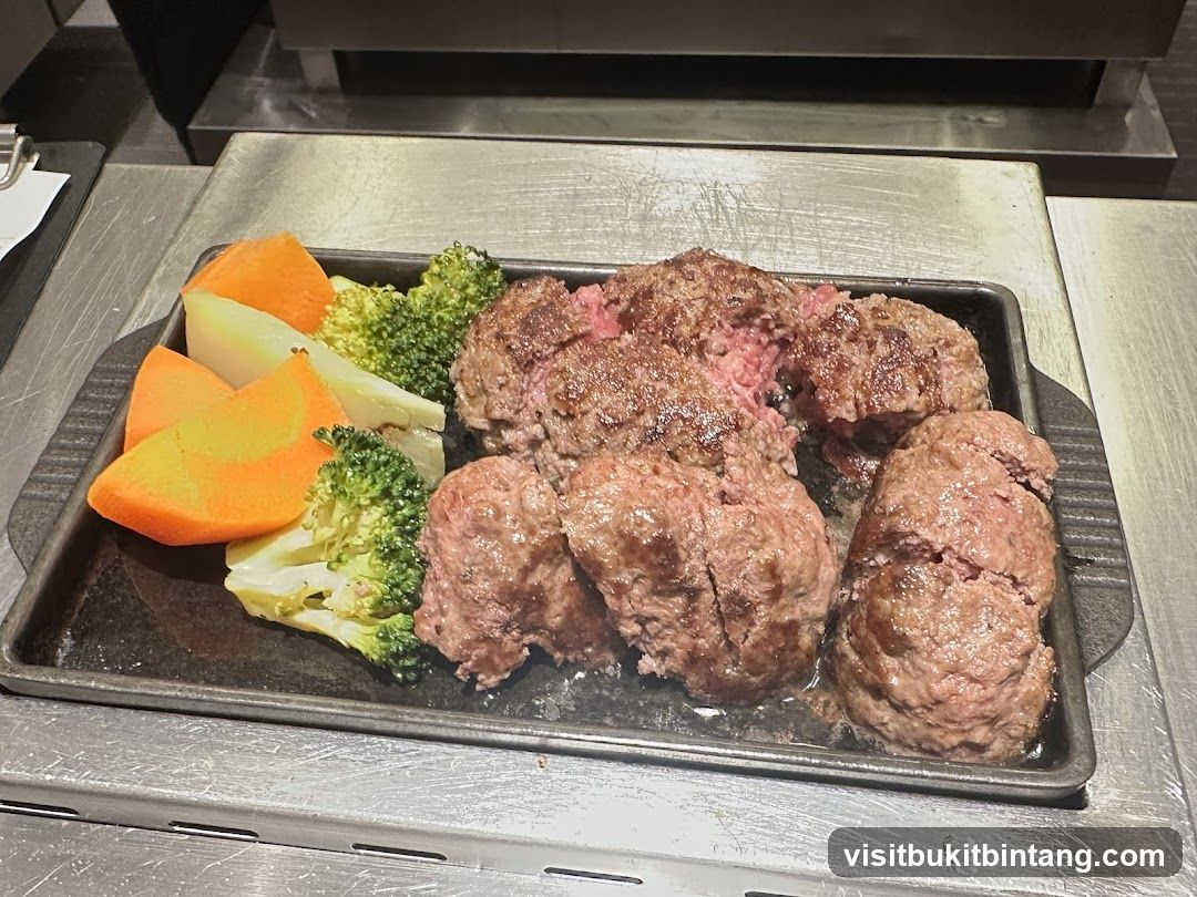 Hamburger Steaks with Vegetables