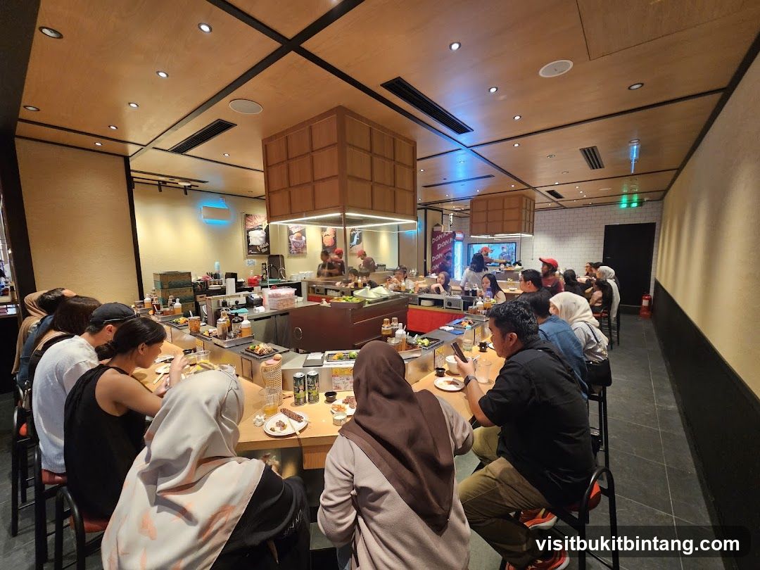 Diners at a Sushi Bar