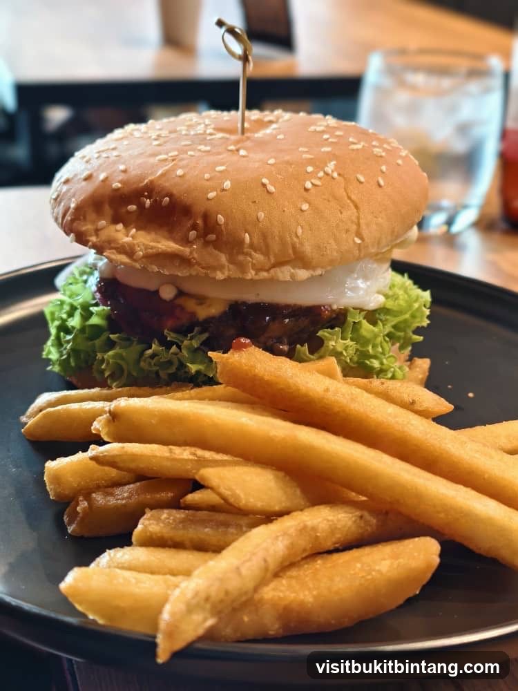 Burger and Fries