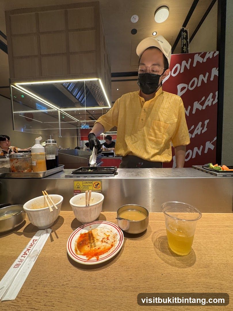 Chef cooking at a restaurant