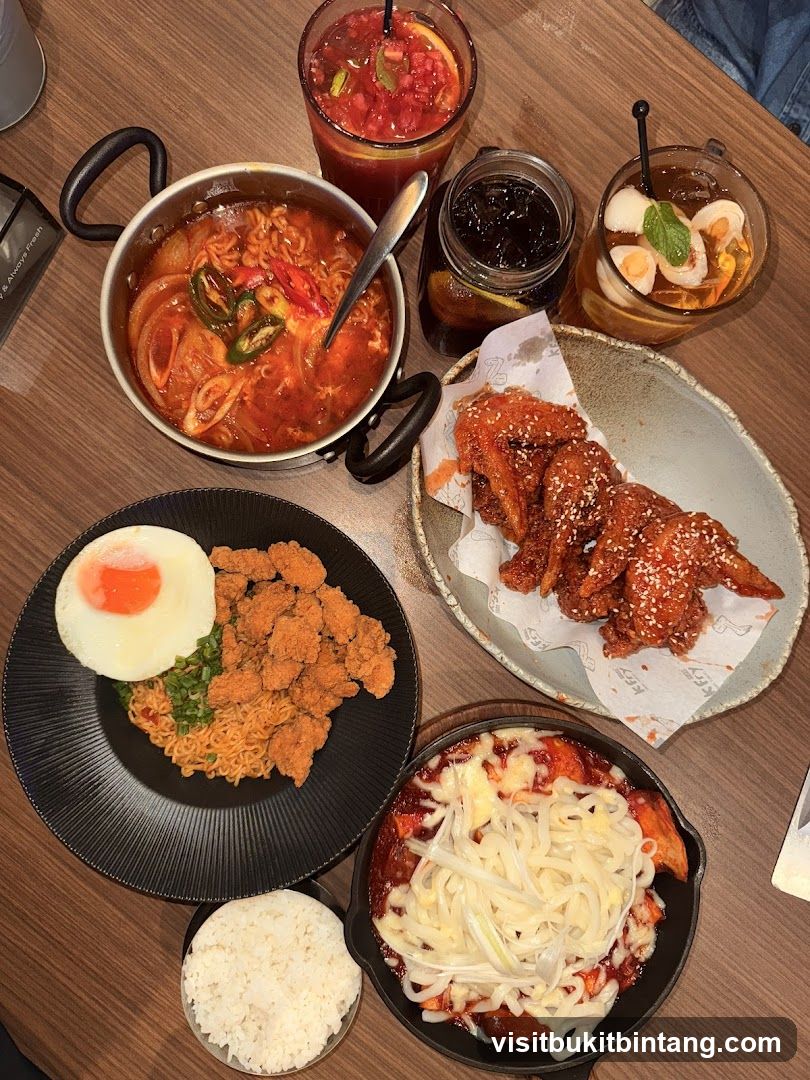 Korean Food Spread
