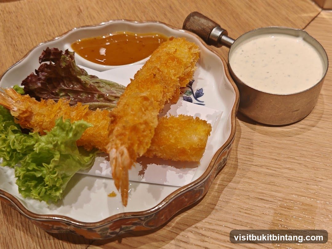 Fried Shrimp with Sauces
