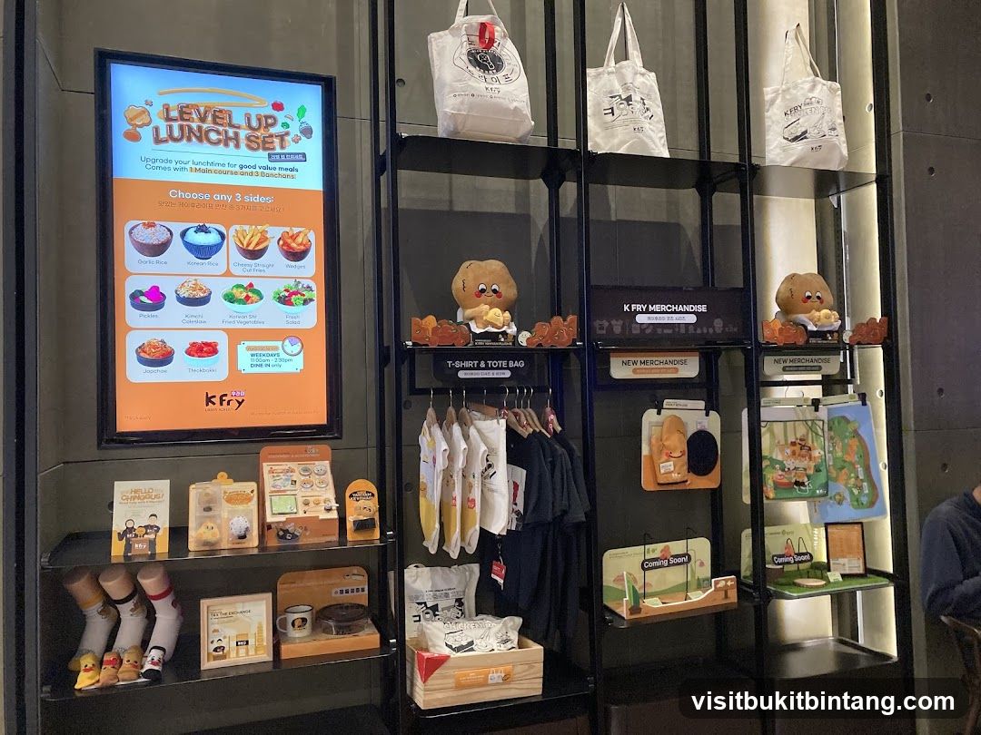 K Fry Merchandise Display