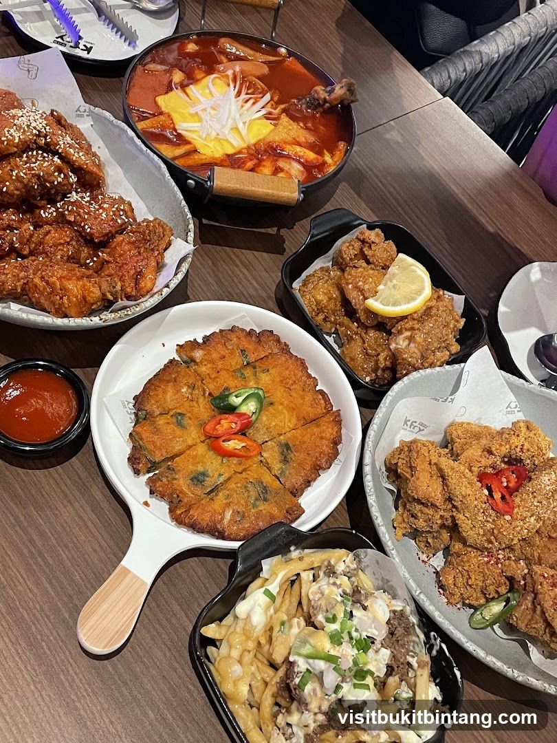 Korean Fried Chicken and Tteokbokki