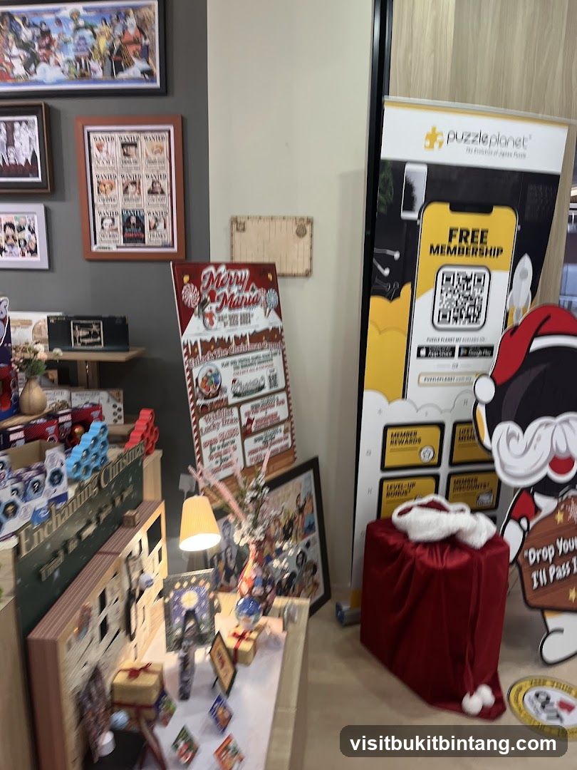 Christmas Display with Puzzle Planet Promotion