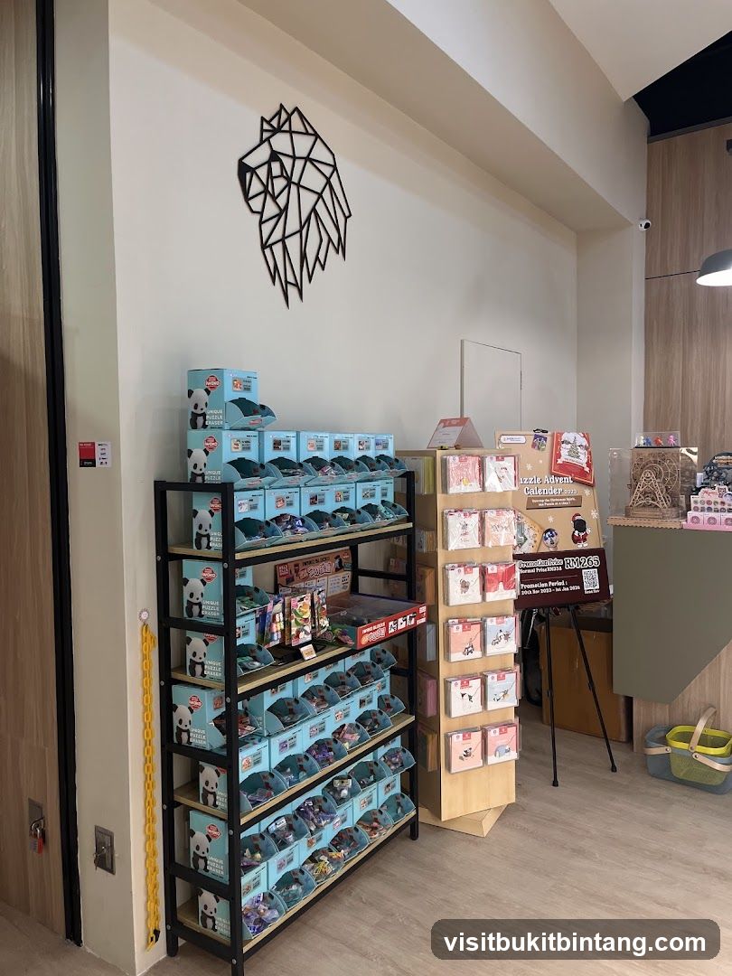 Store Interior with Shelves of Products