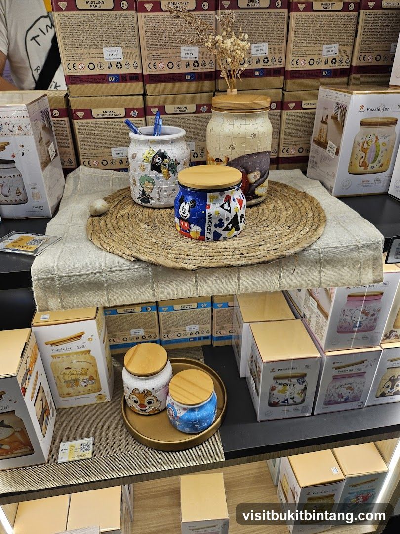 Puzzle Jars Display