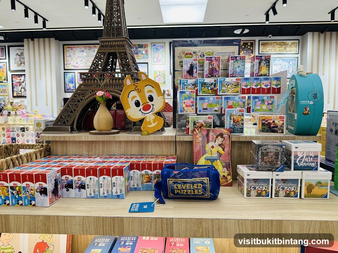 Puzzles and Toys Display