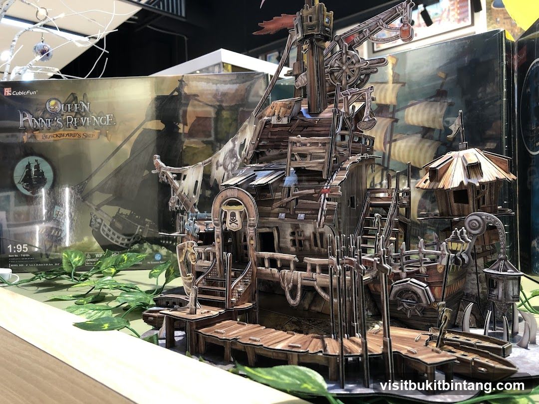 3D Puzzle Model of Queen Anne's Revenge Ship