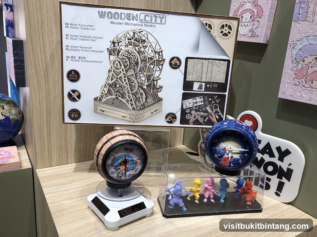Wooden Mechanical Models Display