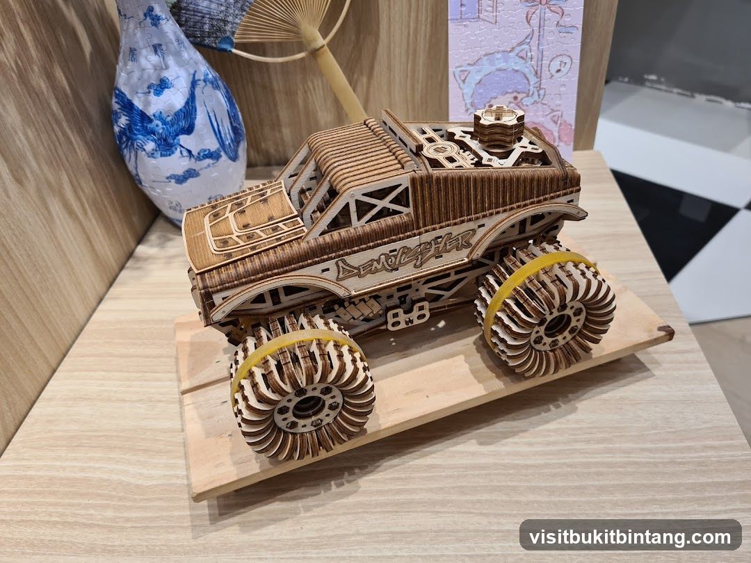 Wooden Monster Truck Model