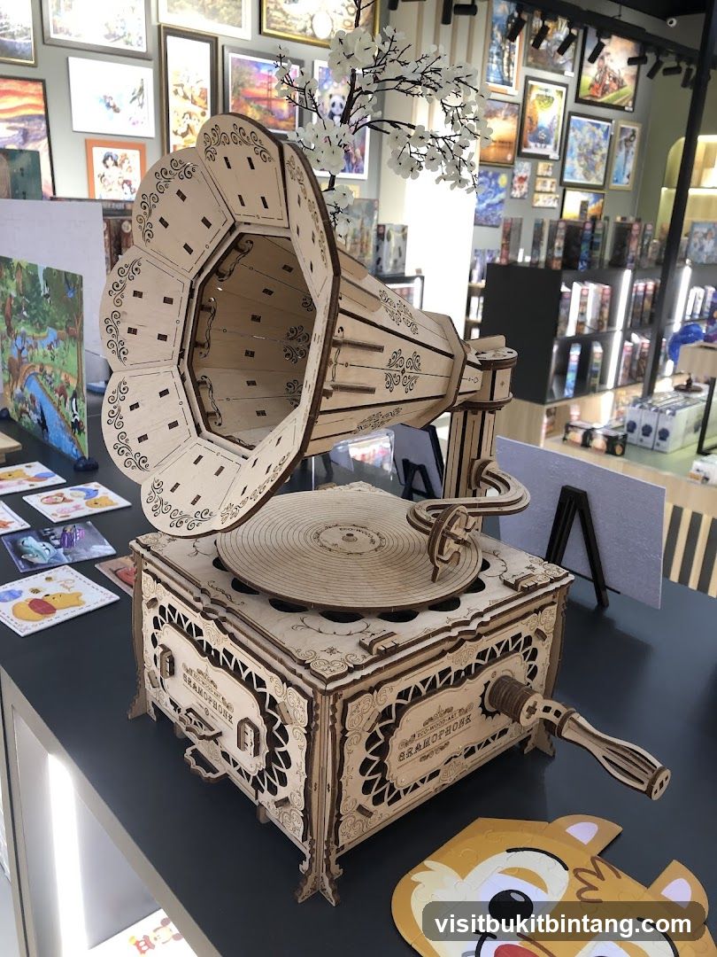 Wooden Gramophone Model