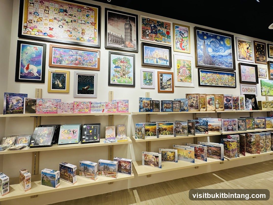 Puzzles and Framed Art Display