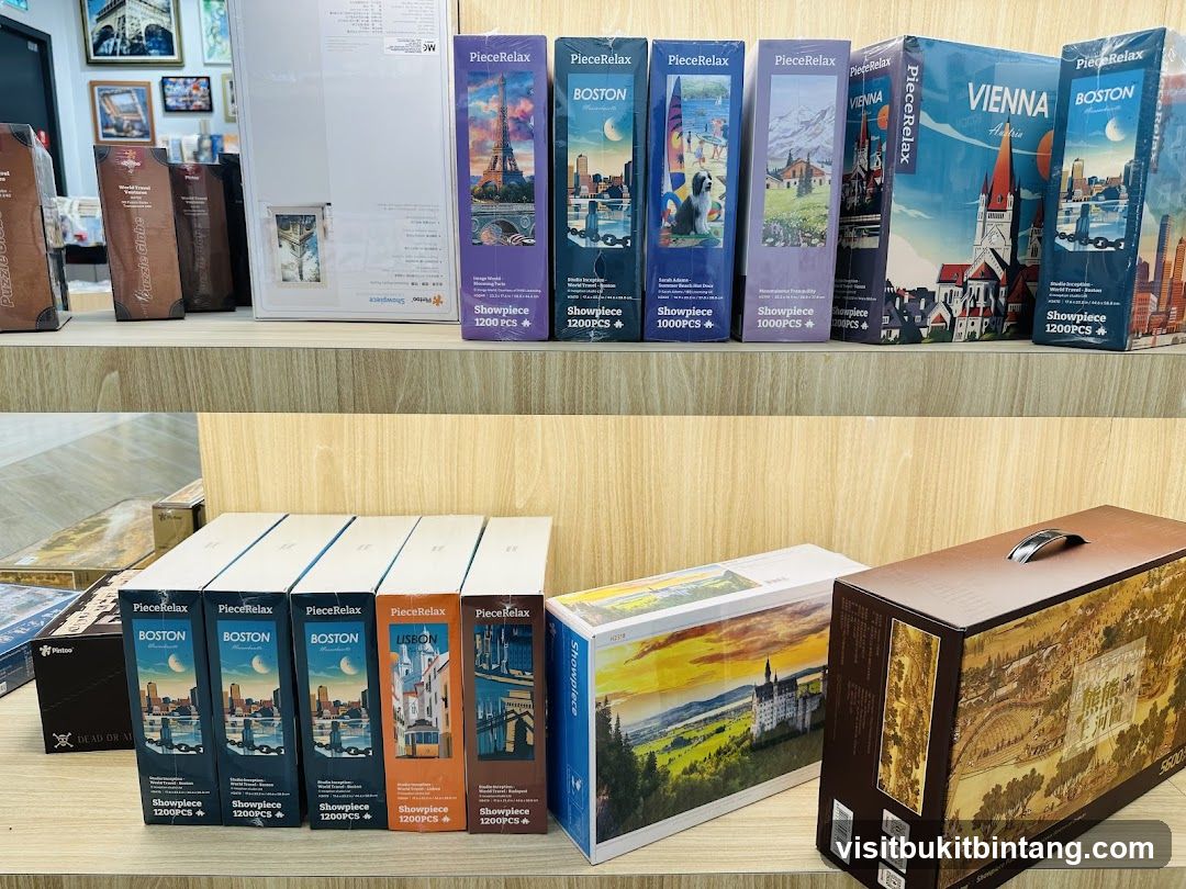 Puzzles on Shelves