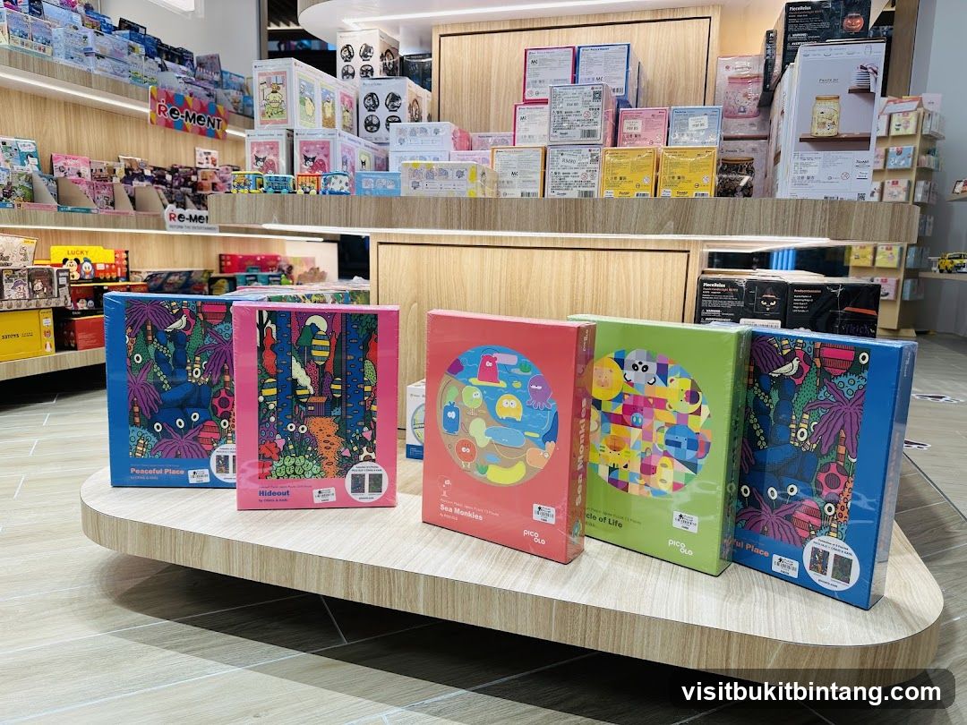 Puzzles and Toys Display
