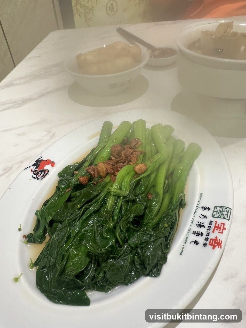 Steamed Greens with Garlic