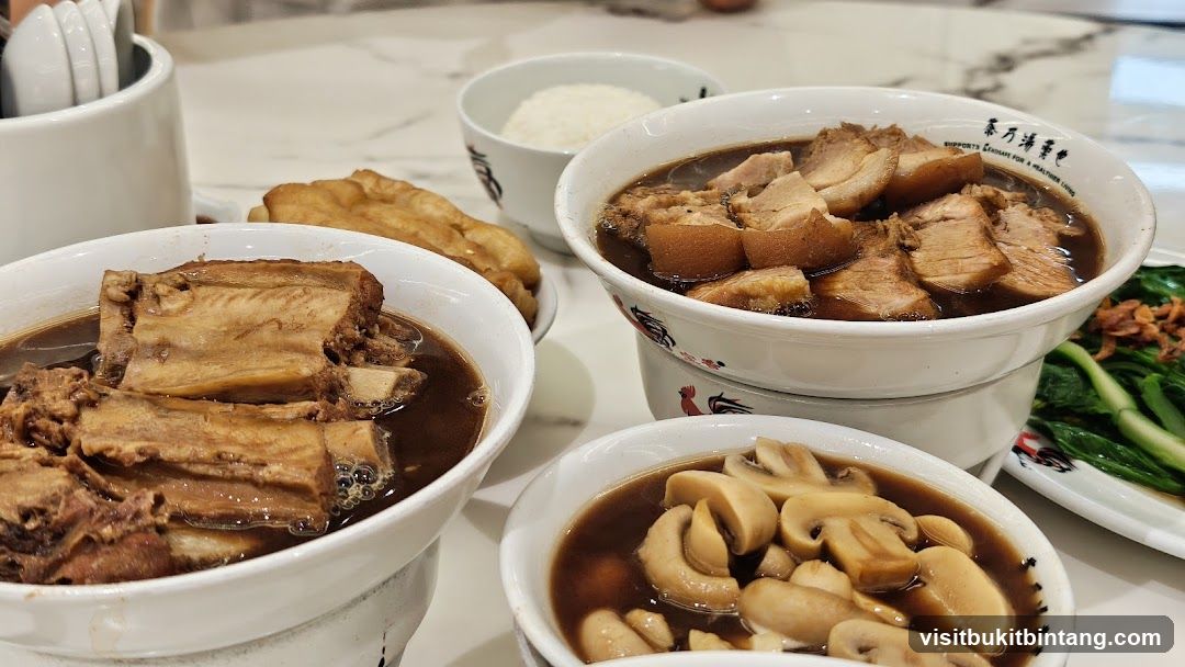 Pork Rib Soup and Sides