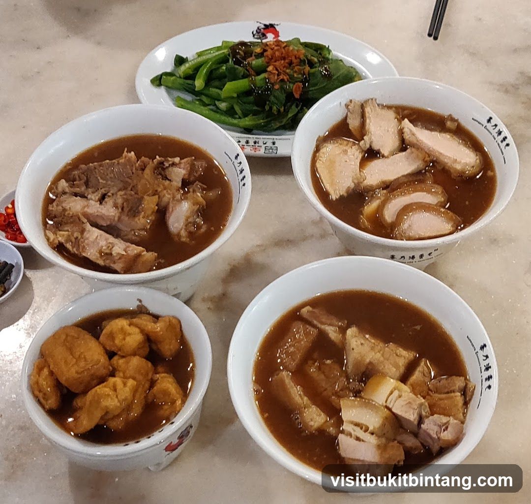 Pork Rib Soup and Vegetables