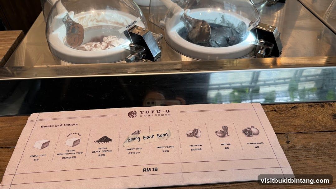 Gelato Menu