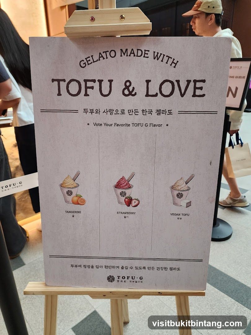 Tofu & Love Gelato Flavors