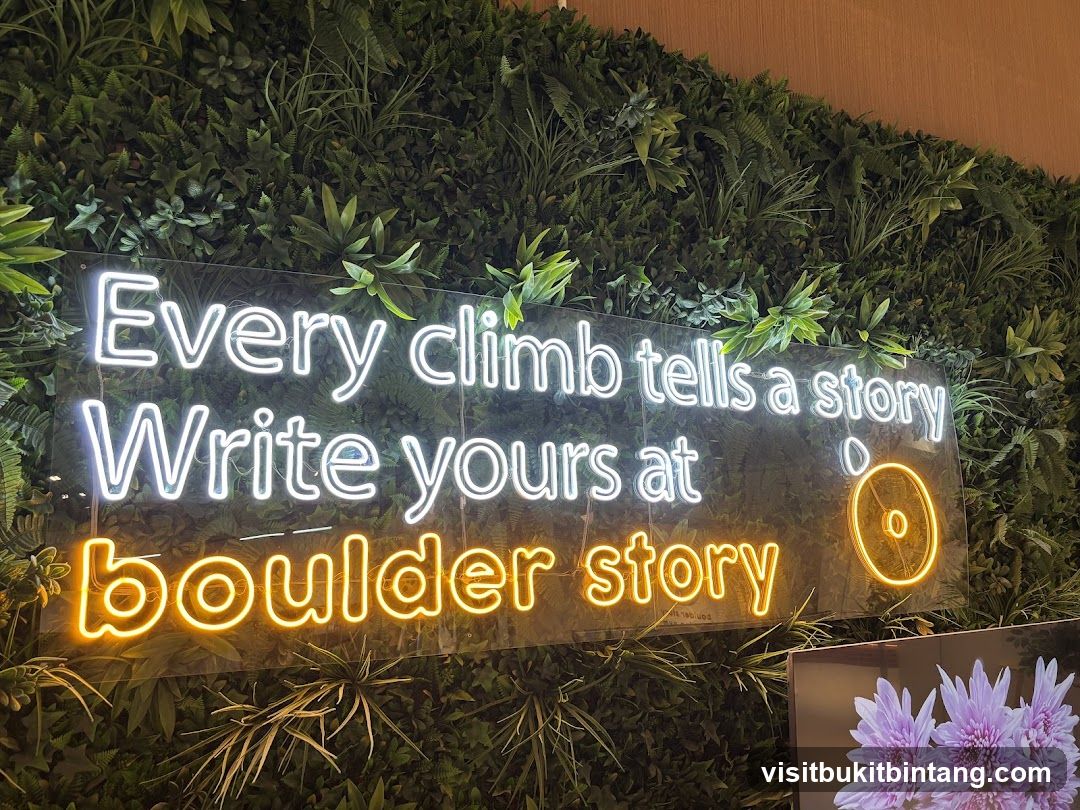 Neon Sign on Green Wall
