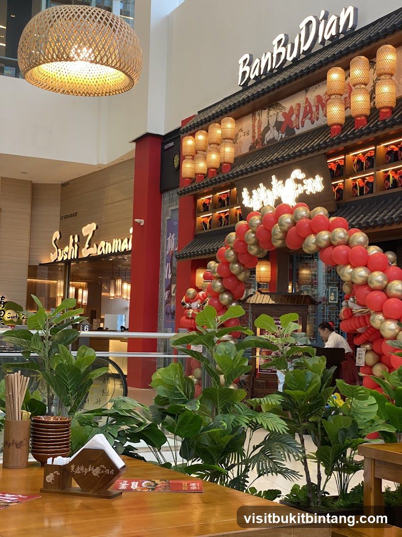 Restaurant Entrance with Balloons