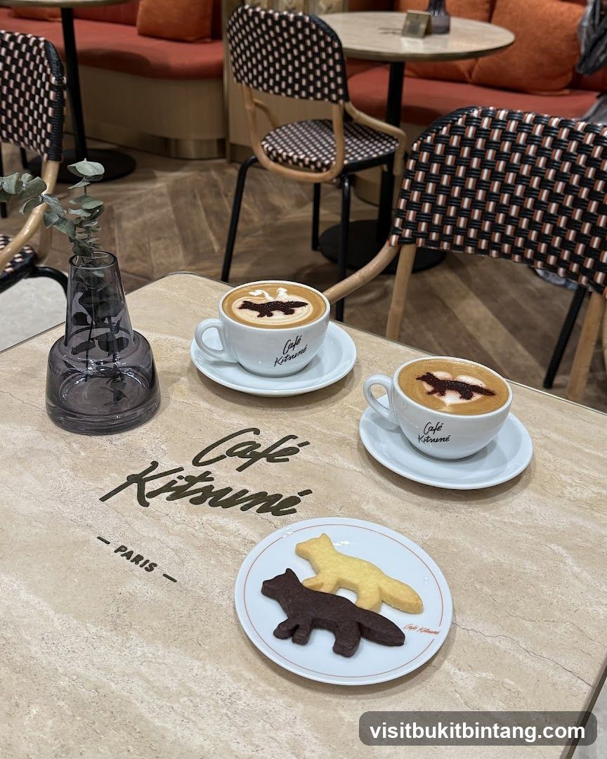 Cafe Kitsuné Coffee and Cookies