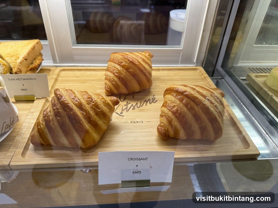 Croissants and Tuna Melt Sandwich